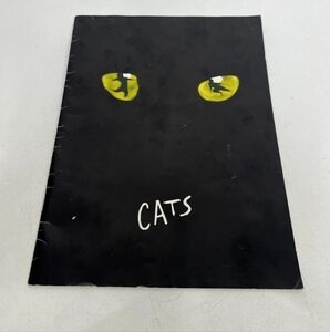 1981 CATS Musical Broadway Souvenir Program & Cast Bio Insert Chicago